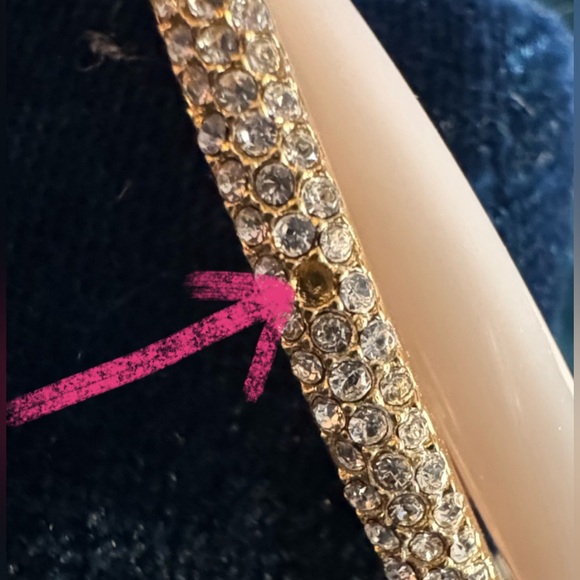 2 Michael Kors bracelet set rose pink and yellow gold tone bangle and Cuban link - Picture 12 of 12